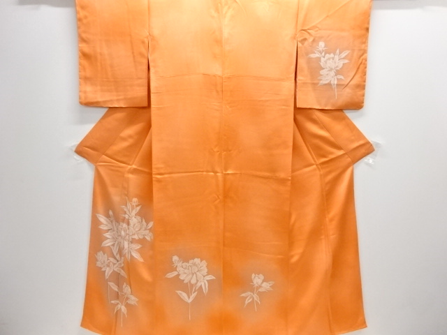 JAPANESE KIMONO / HOMONGI / UNUSED / BRANCH FLOWER